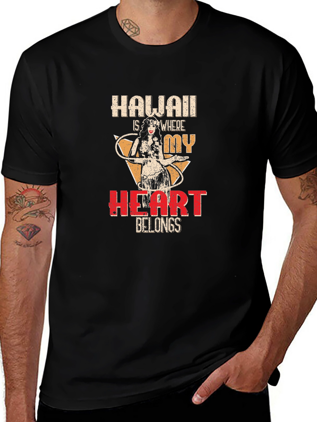 Hawaii Heart T-Shirt - Island Style Tee