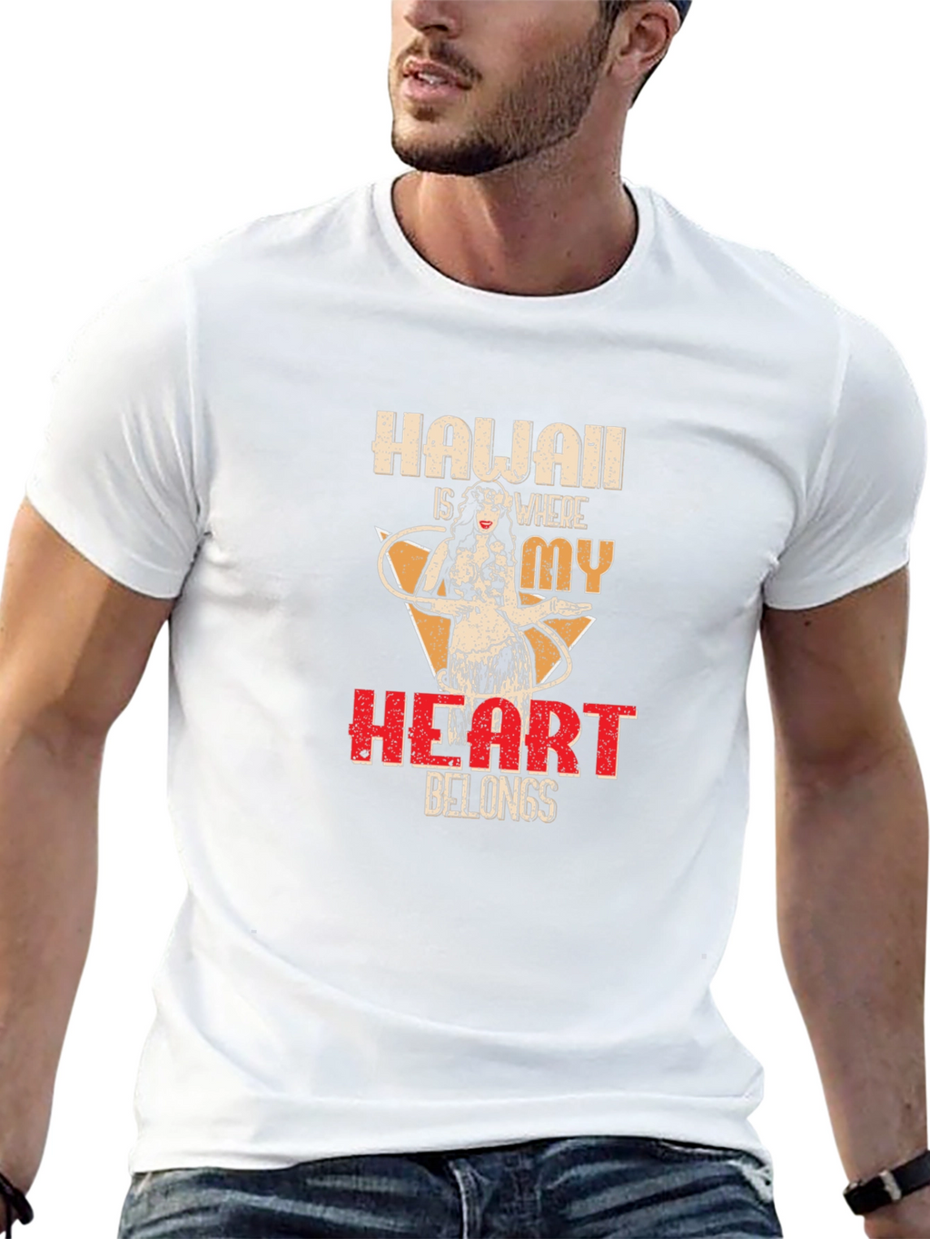 Hawaii Heart T-Shirt - Island Style Tee