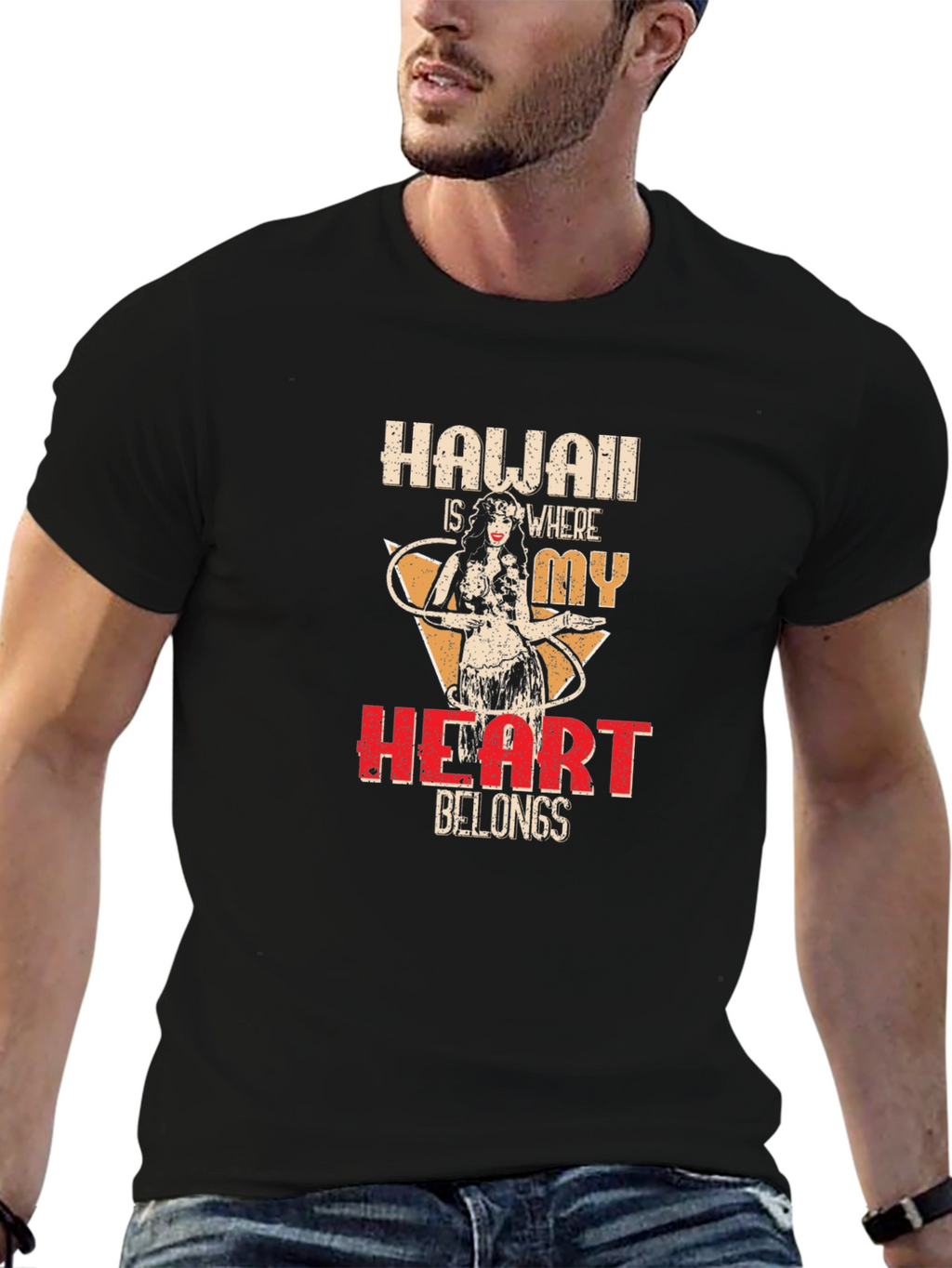 Hawaii Heart T-Shirt - Island Style Tee