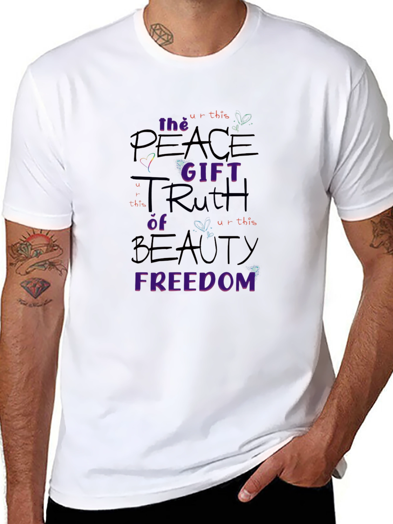 Peace Truth Beauty Freedom T-Shirt
