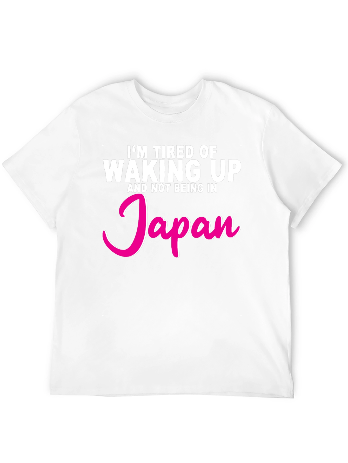 Tired of Waking Up Japan Graphic T-Shirt