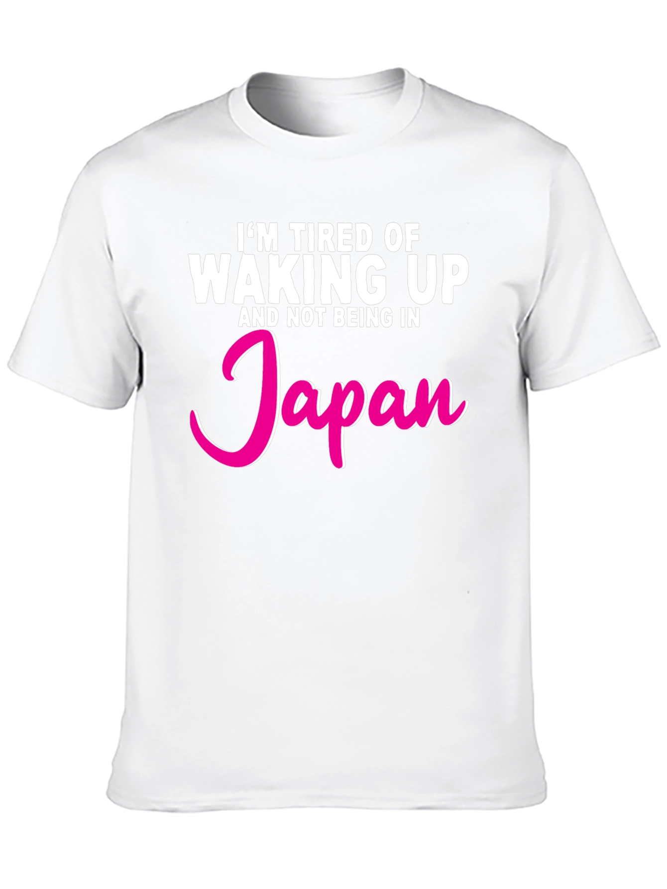 Tired of Waking Up Japan Graphic T-Shirt