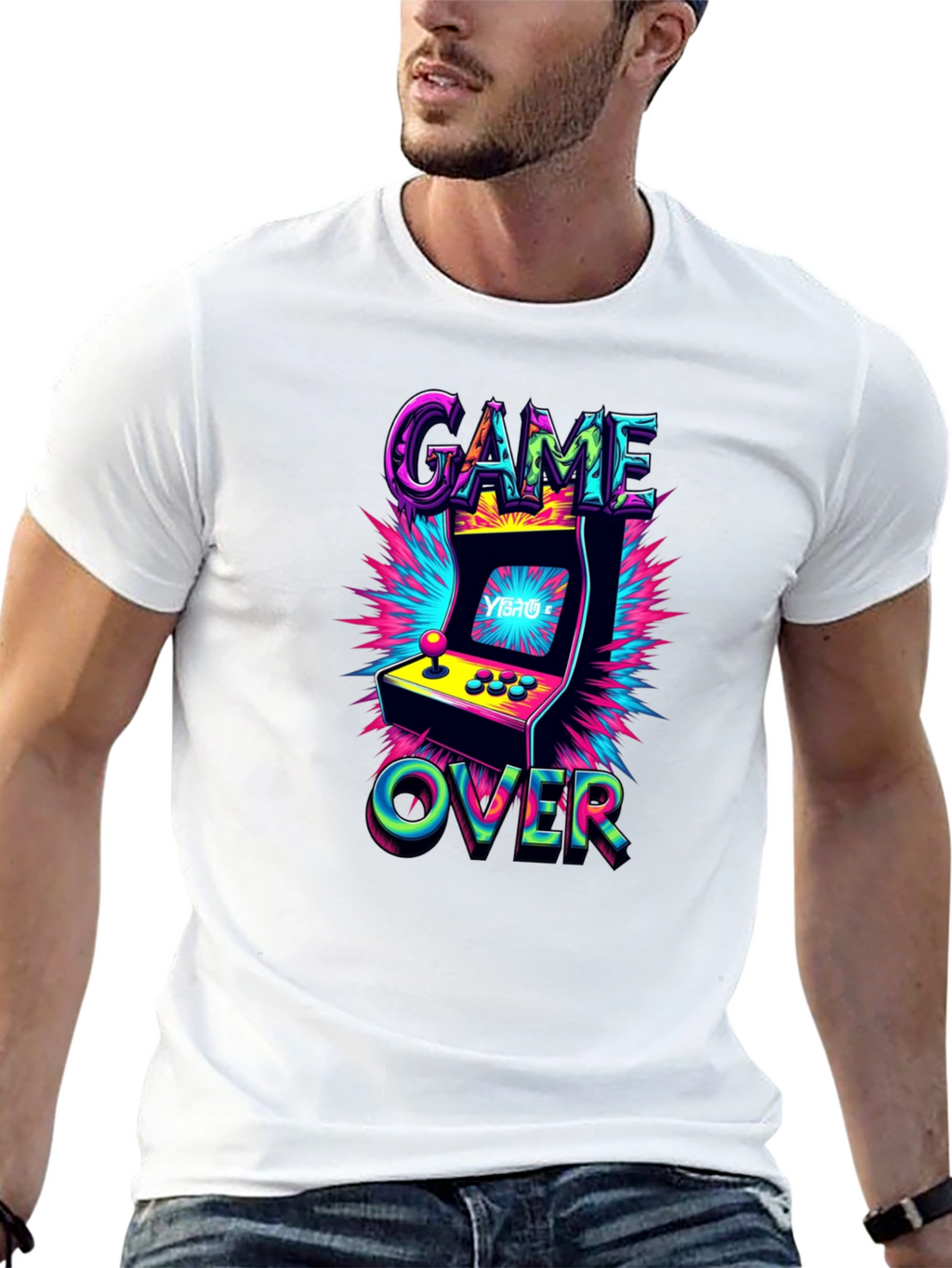 Retro Game Over T-Shirt - Gamer Style