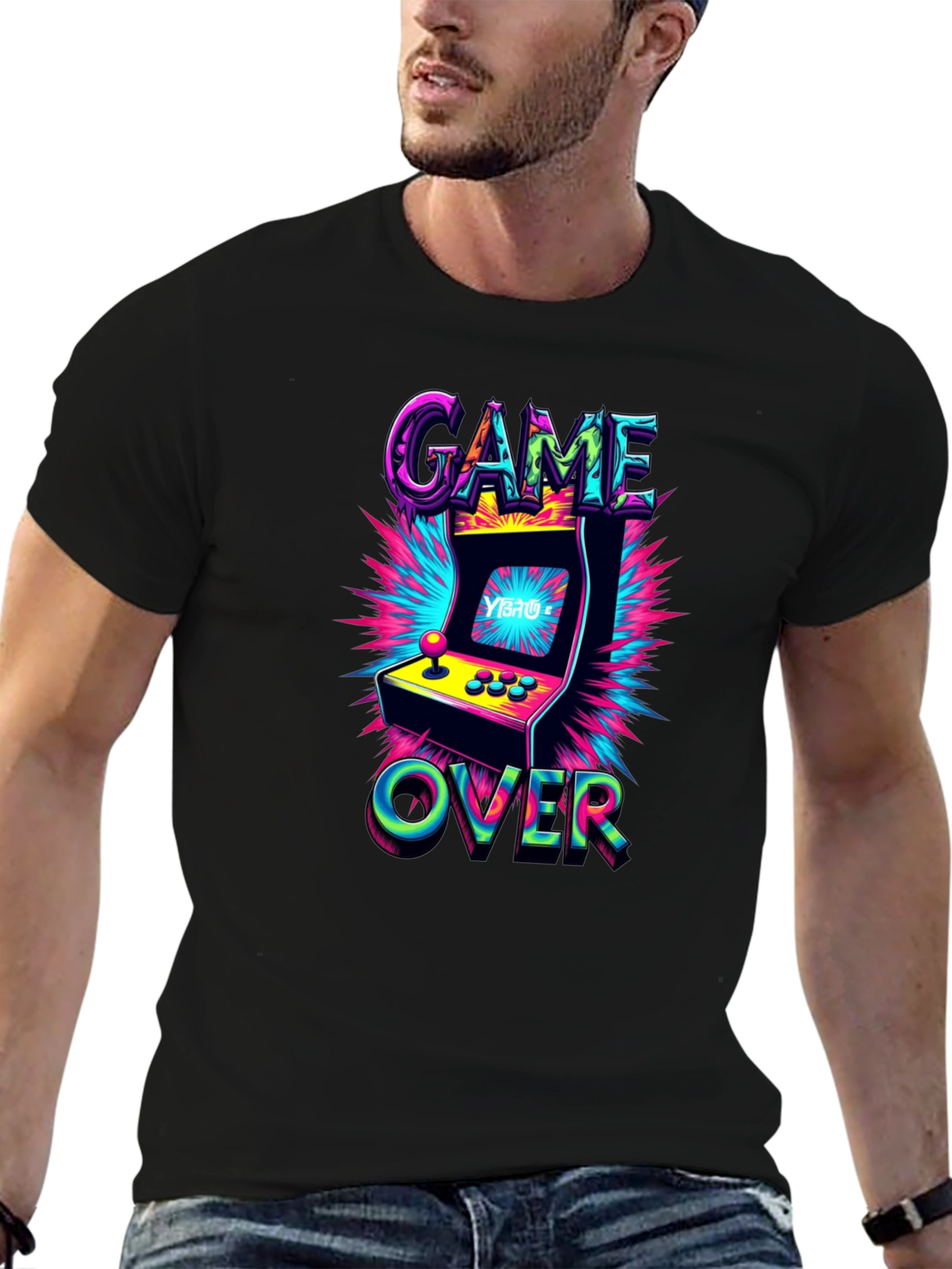 Retro Game Over T-Shirt - Gamer Style