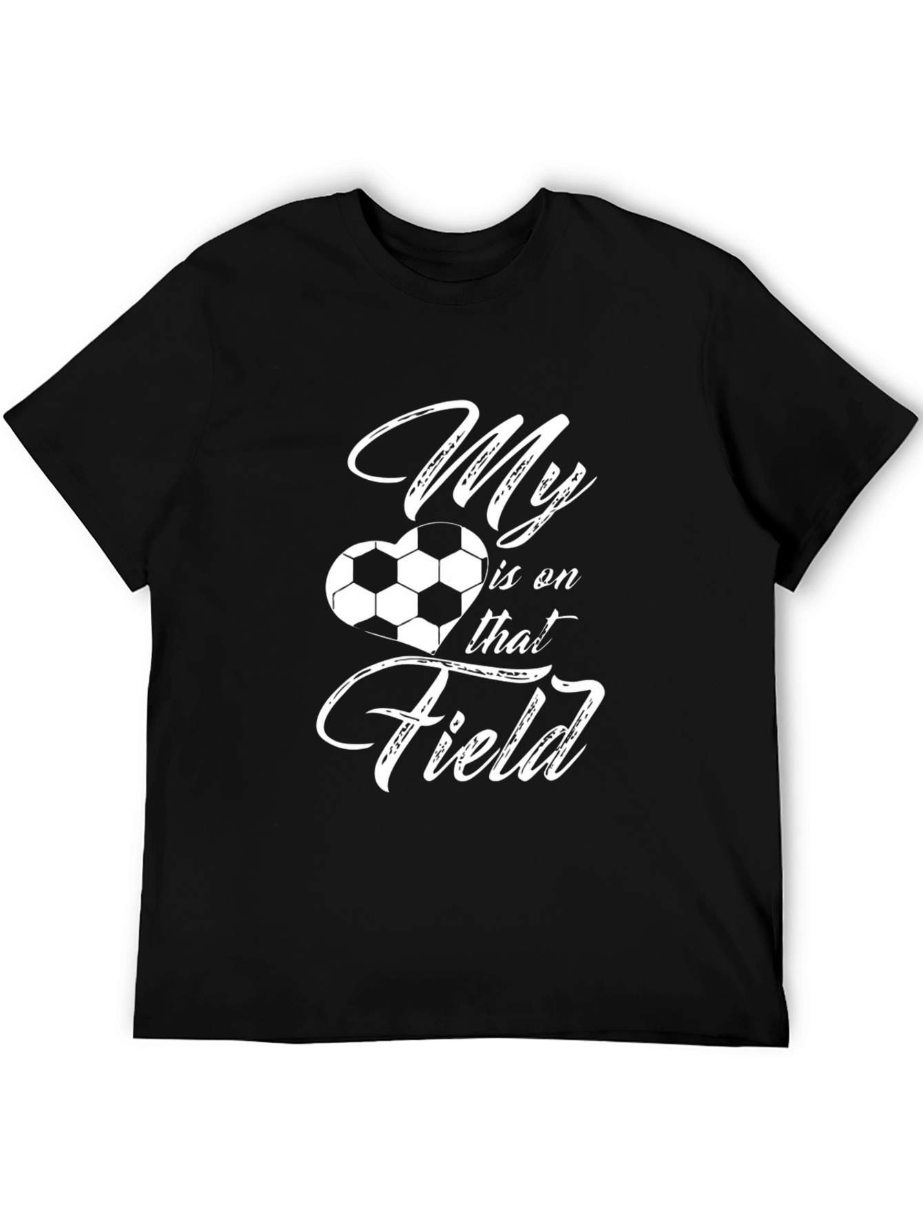 Soccer Mom T-Shirt - My Heart Is On That Field