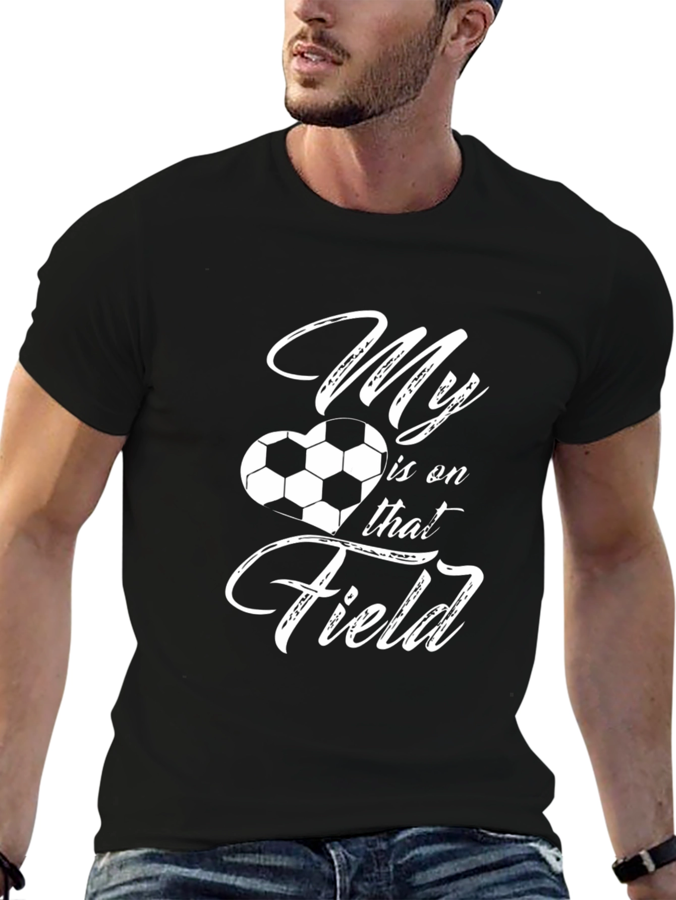Soccer Mom T-Shirt - My Heart Is On That Field