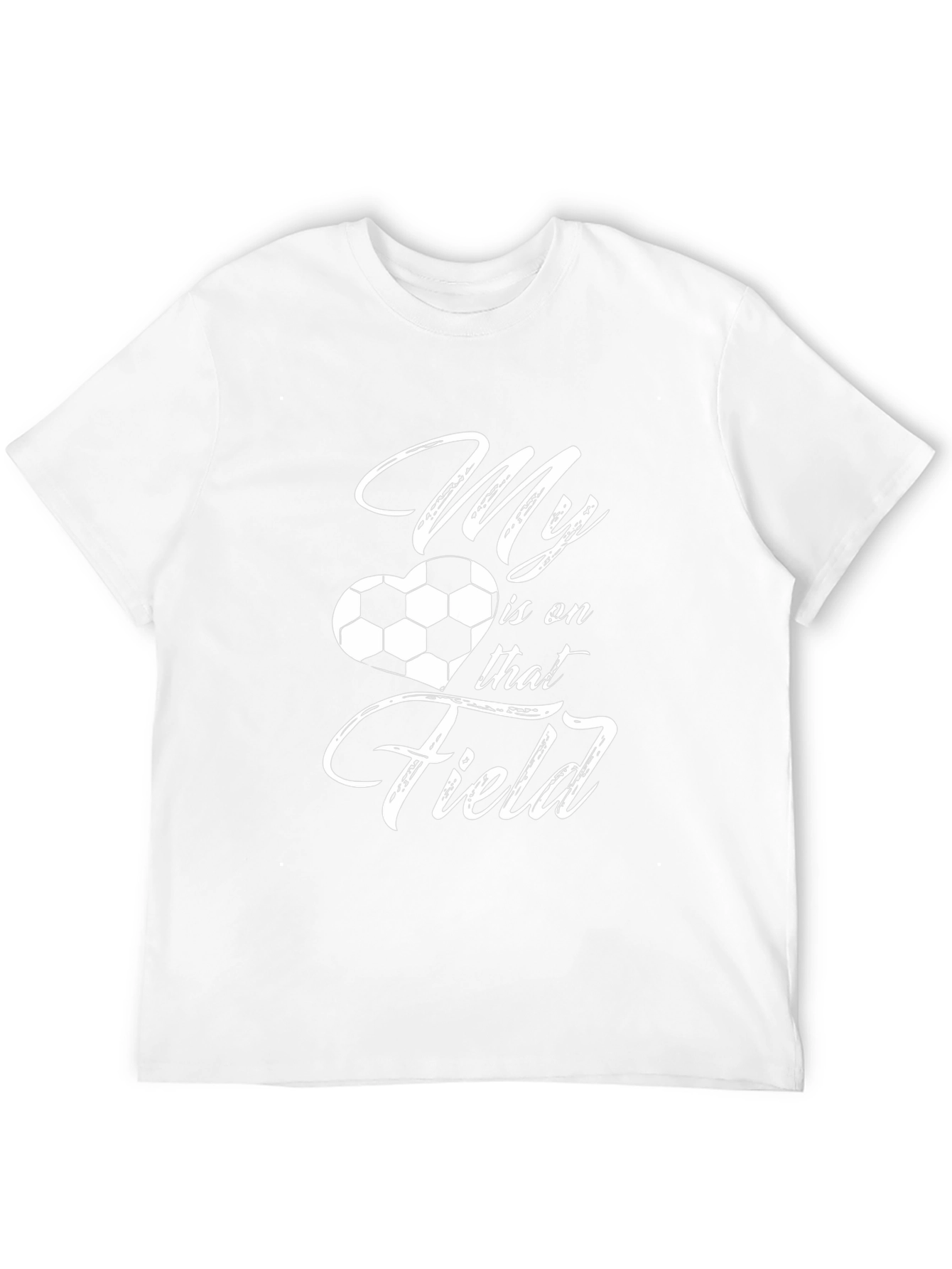 Soccer Mom T-Shirt - My Heart Is On That Field