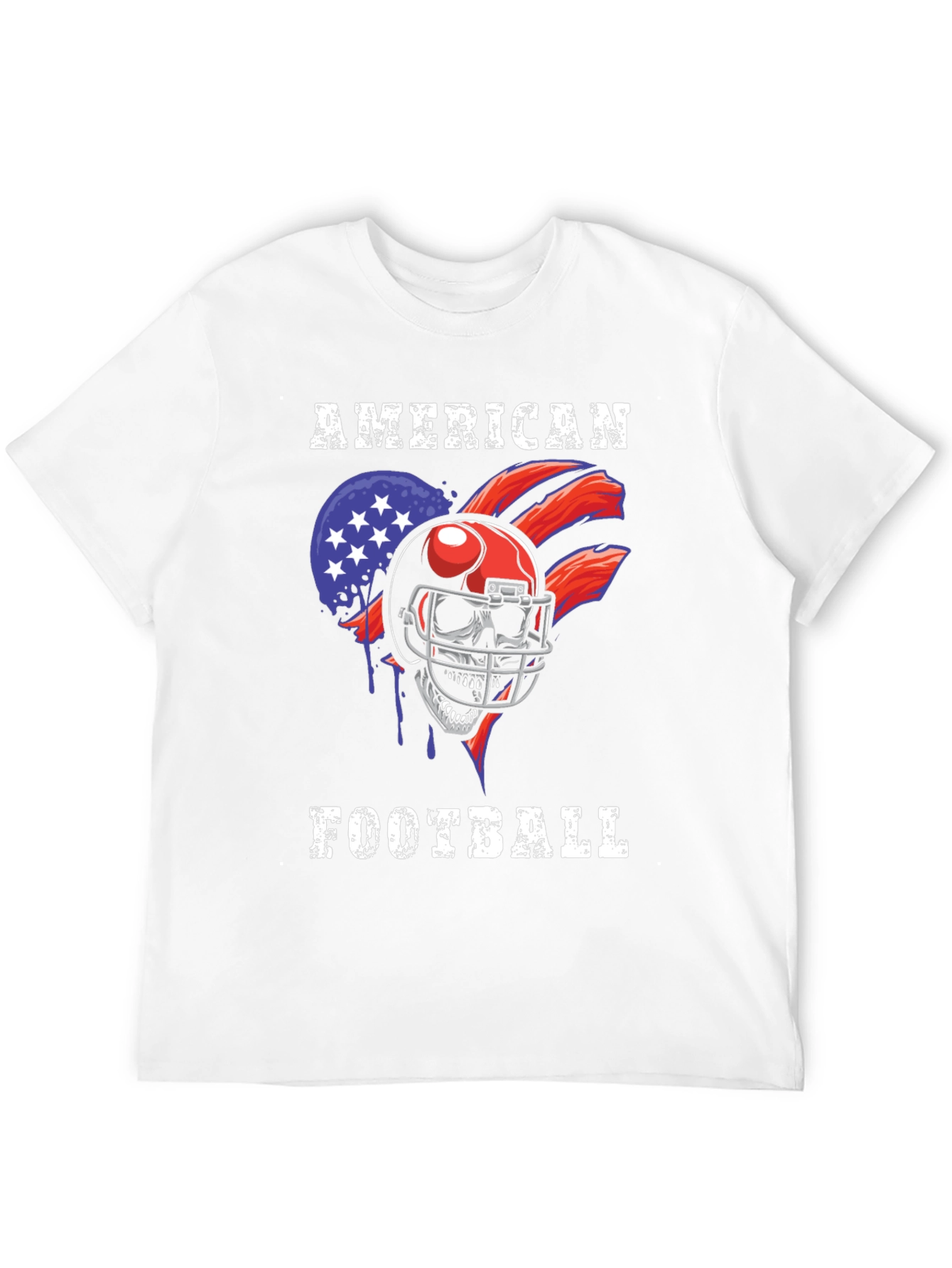 American Football Skull T-Shirt