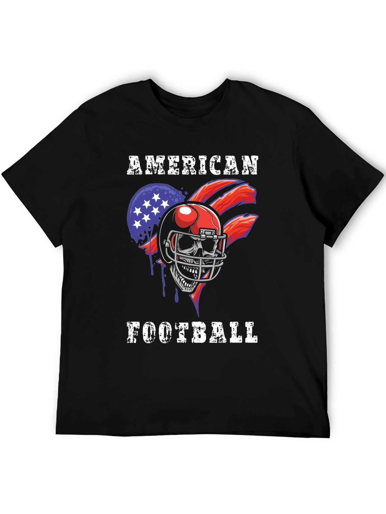 American Football Skull T-Shirt