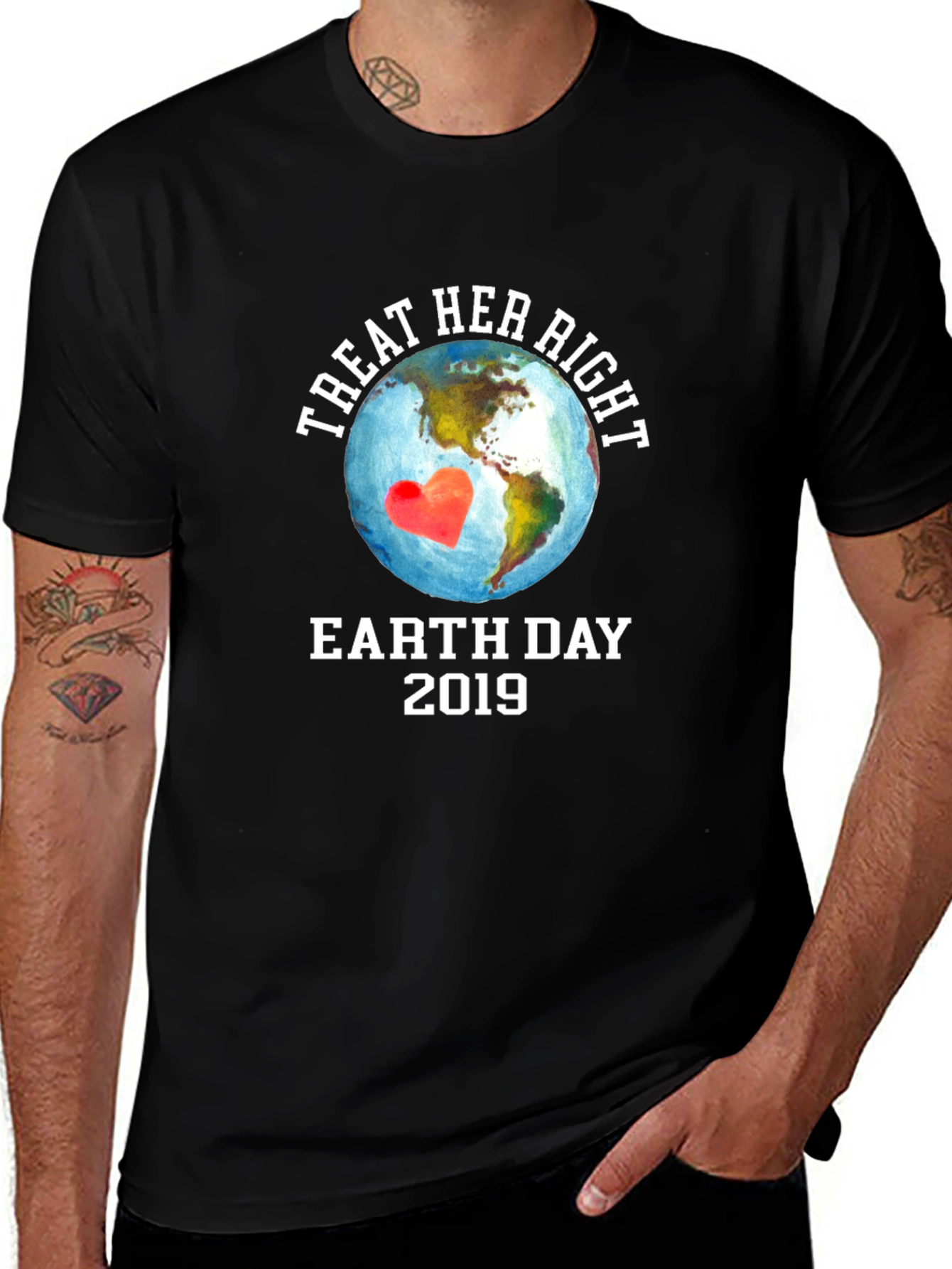 Treat Her Right Earth Day 2019 Graphic T-Shirt