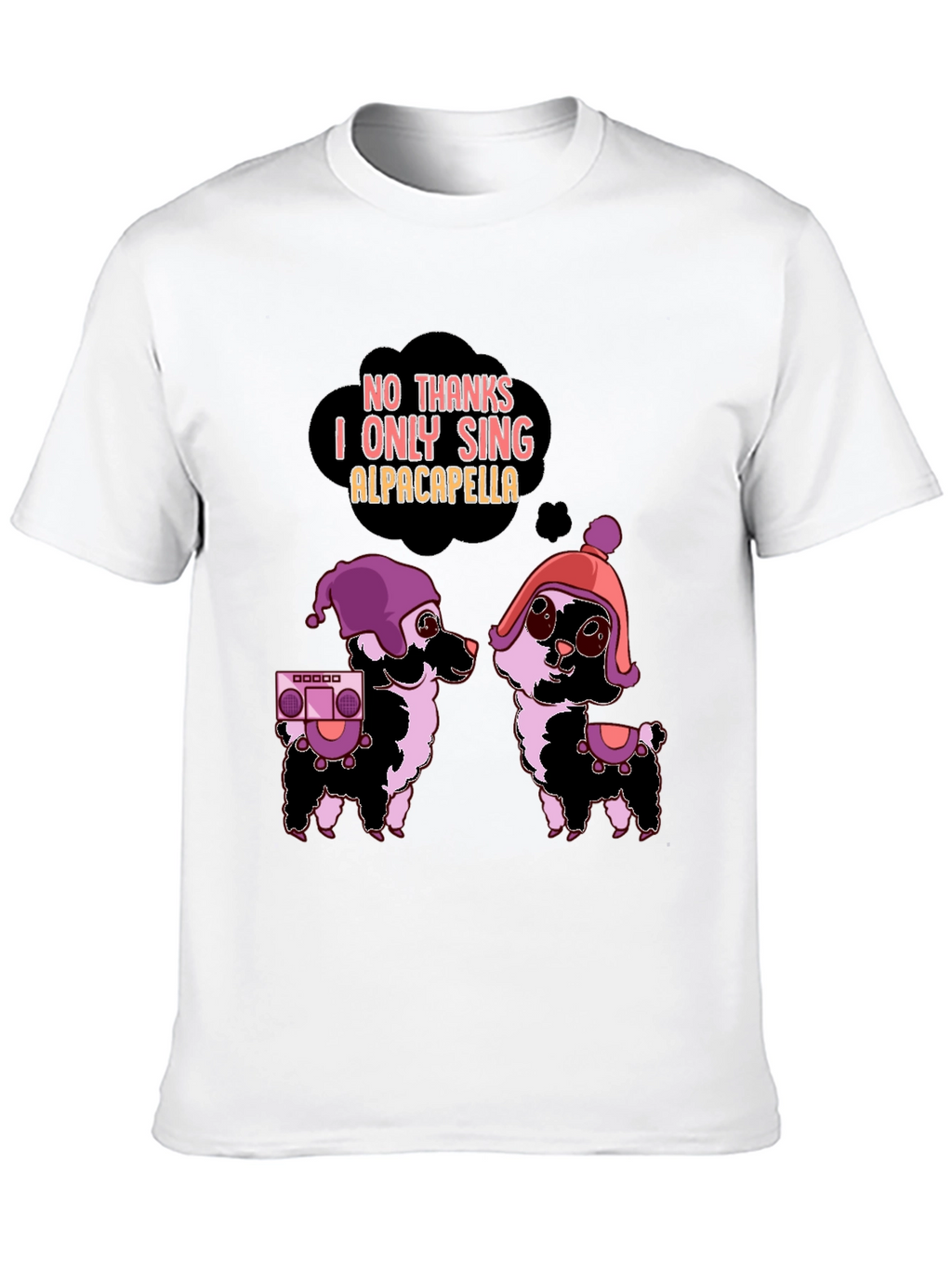 Alpacapella Funny Graphic Tee