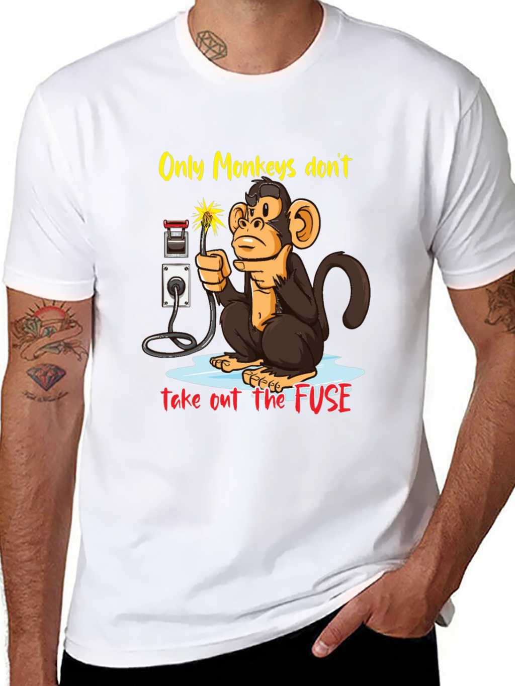 Funny Monkey Fuse T-Shirt