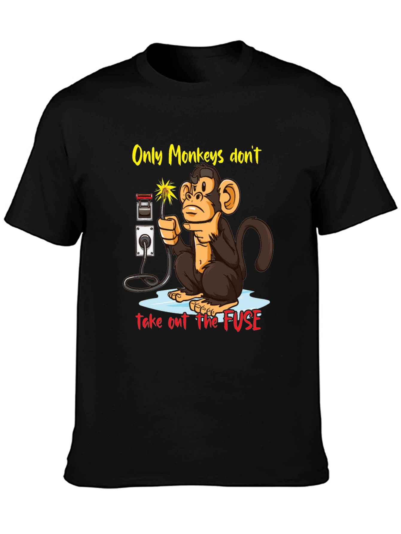 Funny Monkey Fuse T-Shirt