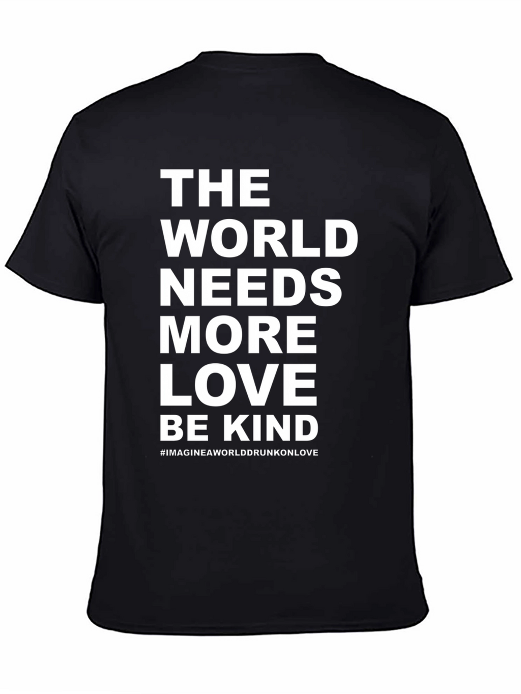 Love & Kindness Graphic Tee - Inspirational Black Shirt