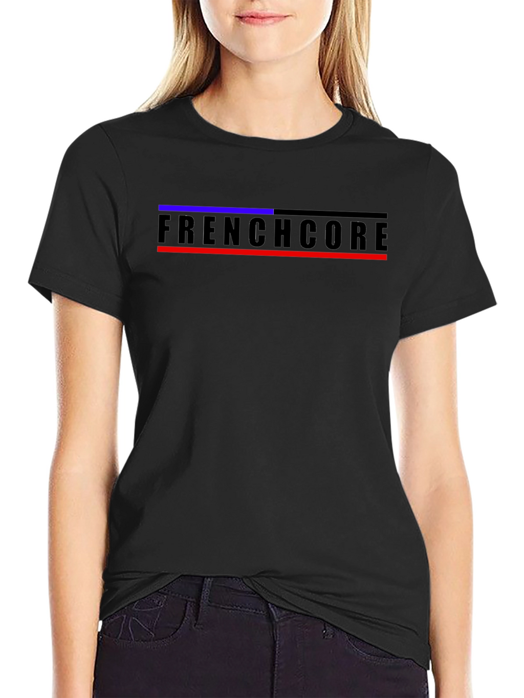 Frenchcore T-Shirt - Black Graphic Tee