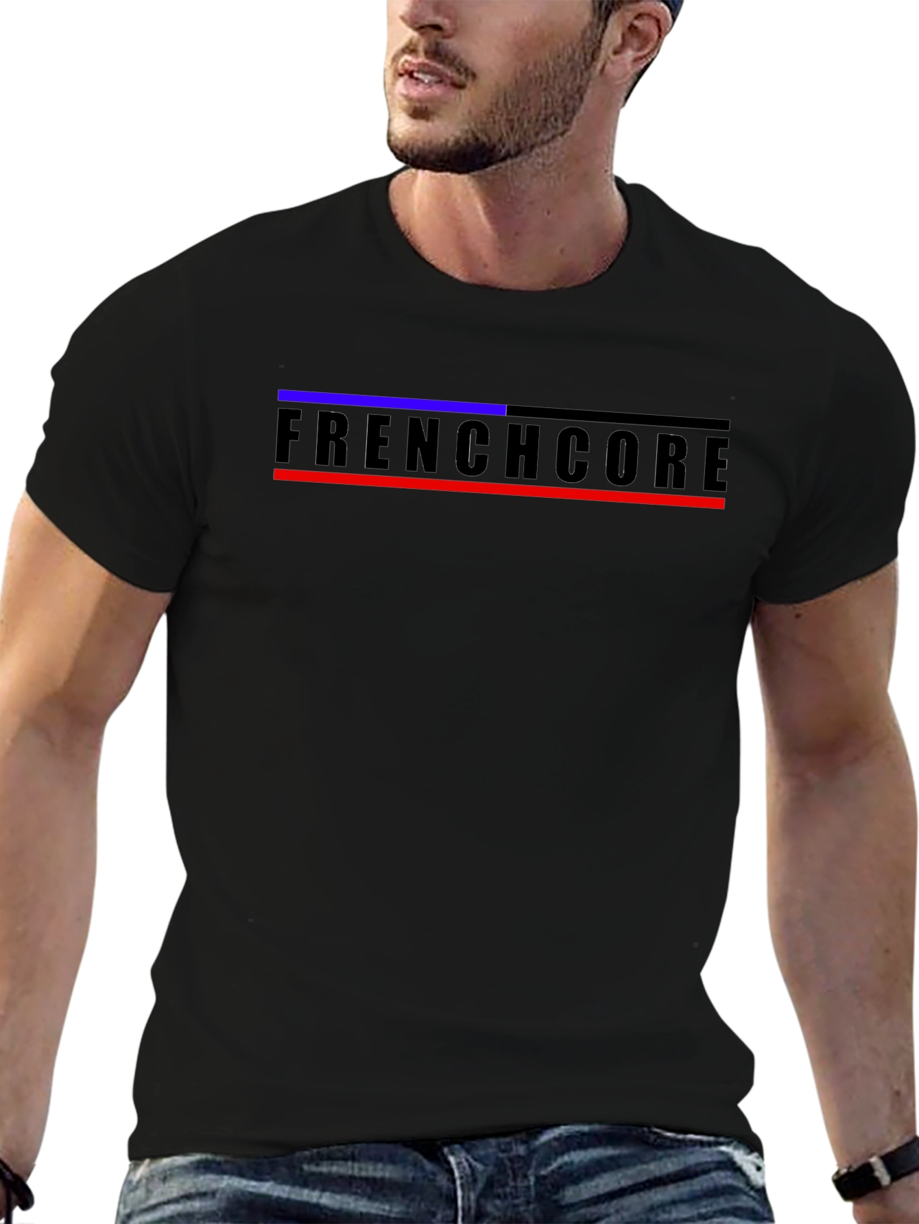 Frenchcore T-Shirt - Black Graphic Tee