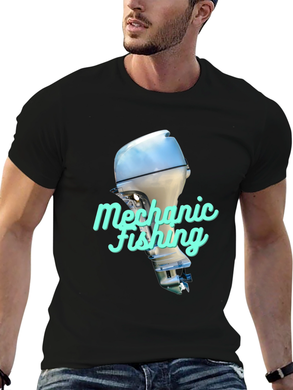 Mechanic Fishing T-Shirt