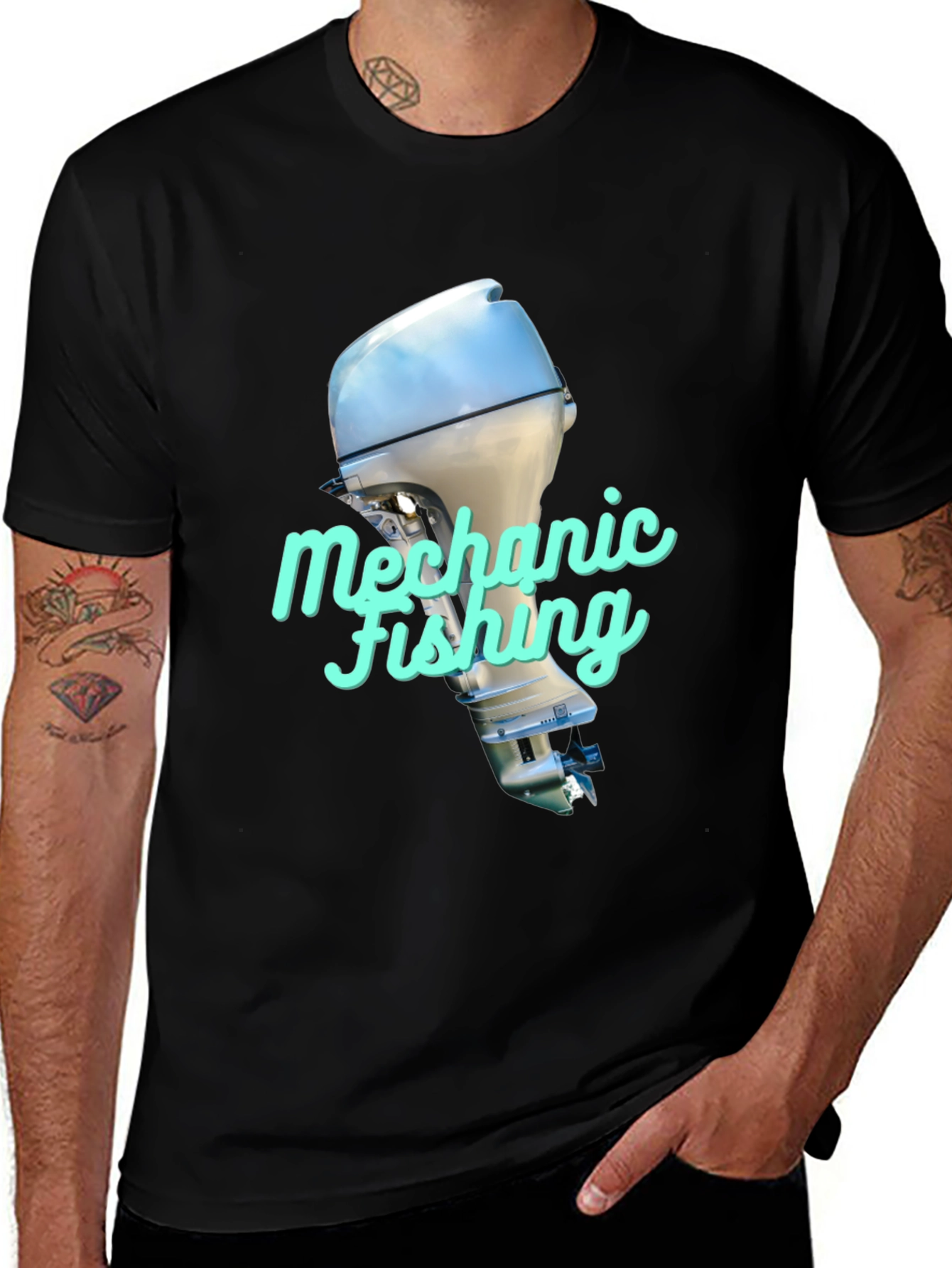 Mechanic Fishing T-Shirt