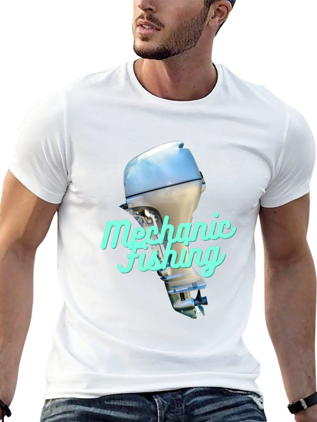 Mechanic Fishing T-Shirt