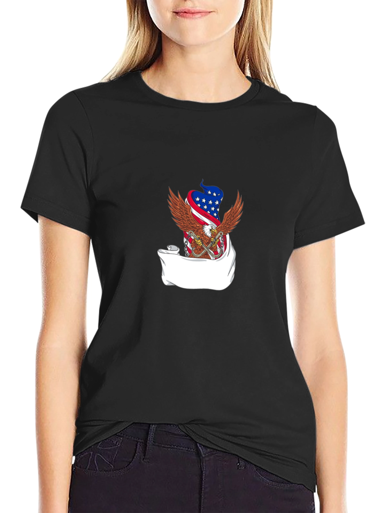 American Eagle Flag Graphic T-Shirt