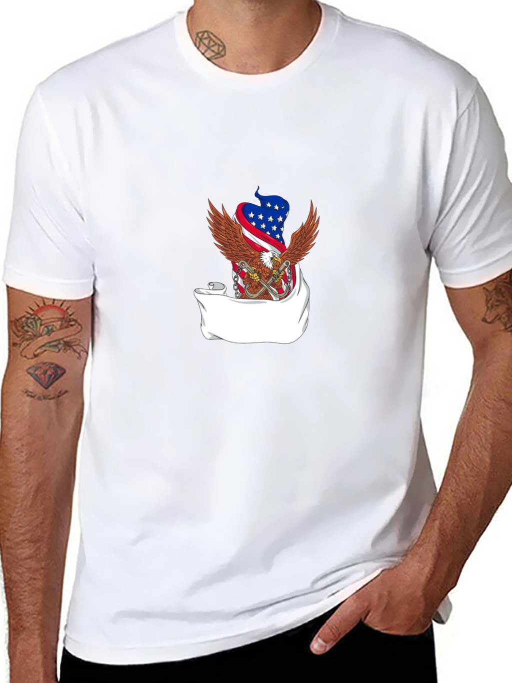 American Eagle Flag Graphic T-Shirt