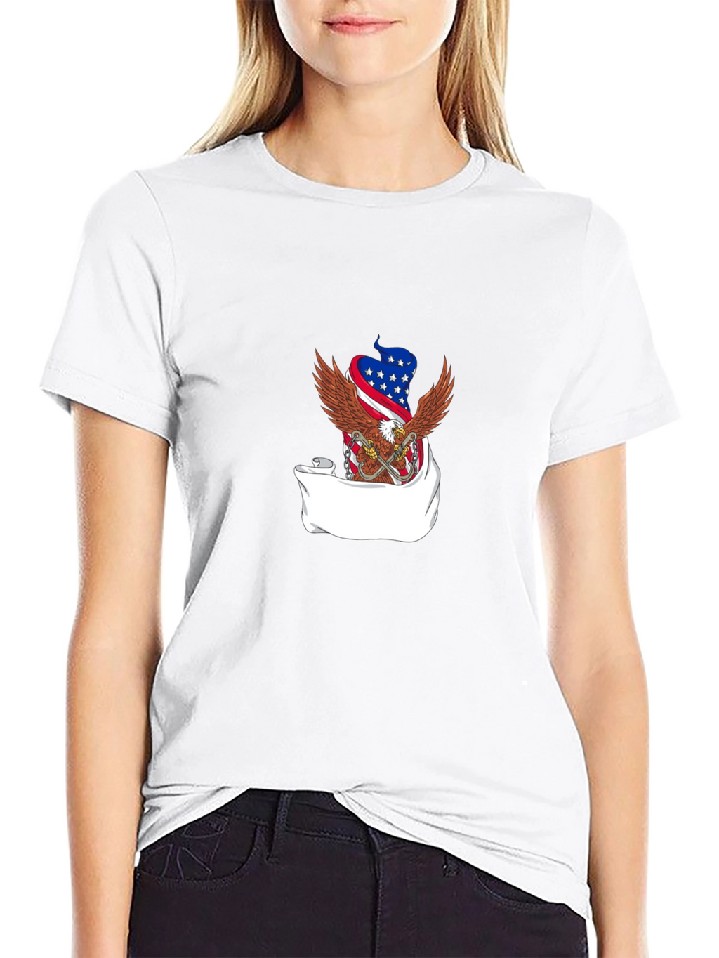 American Eagle Flag Graphic T-Shirt