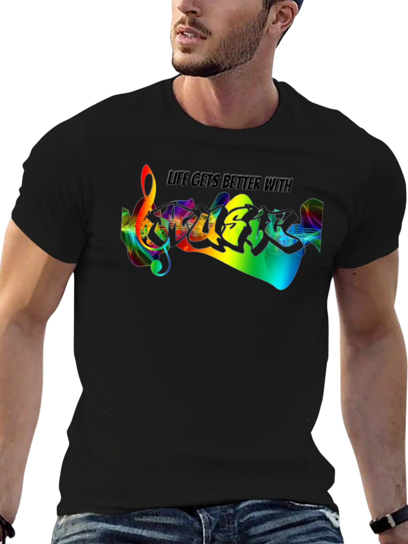 Life Gets Better With Guitar T-Shirt