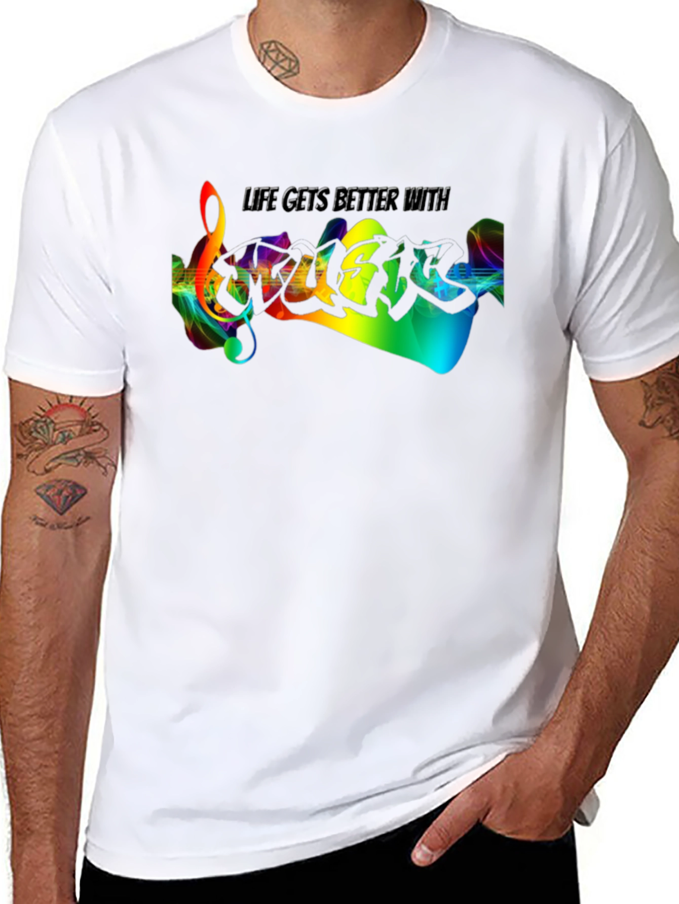 Life Gets Better With Guitar T-Shirt