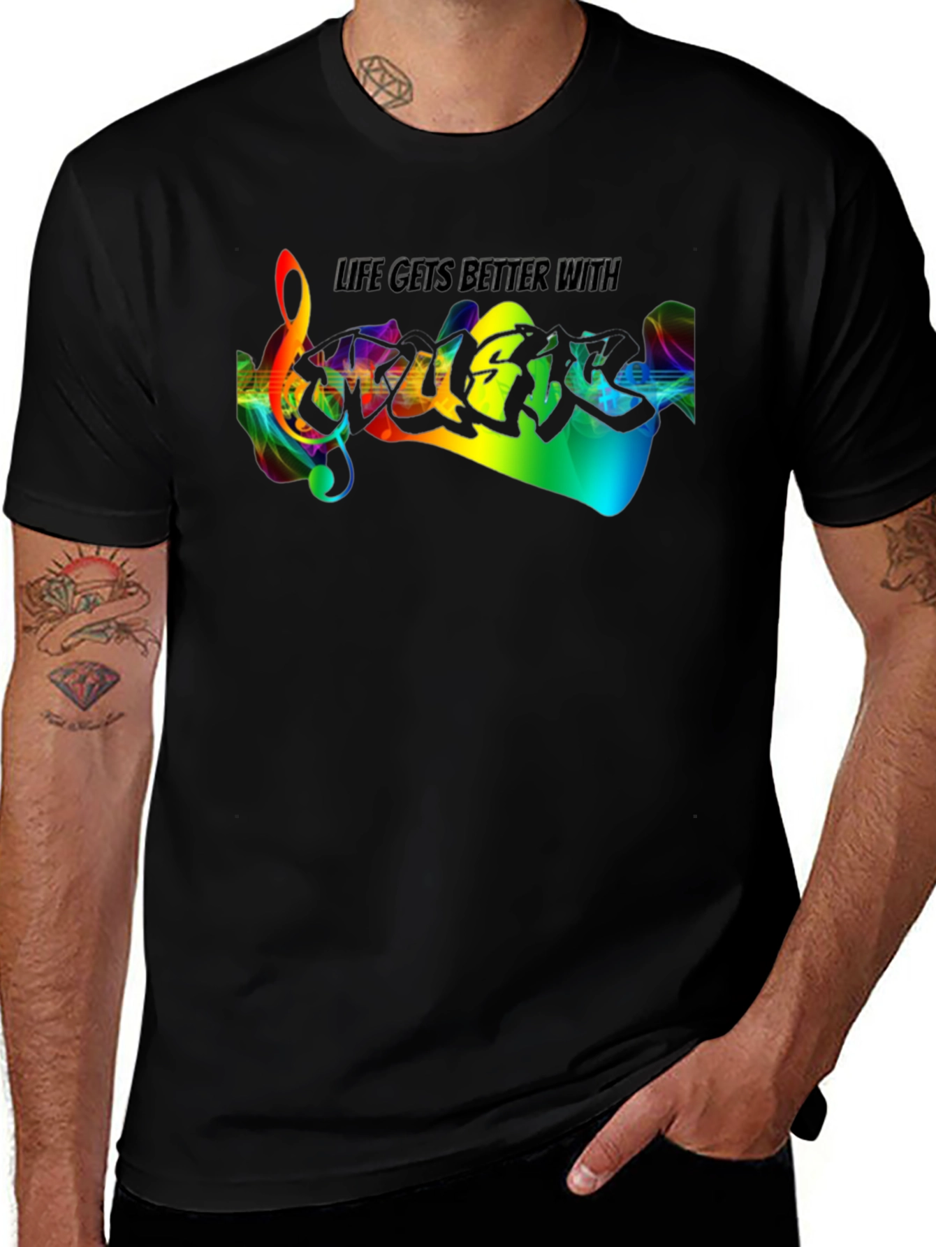 Life Gets Better With Guitar T-Shirt