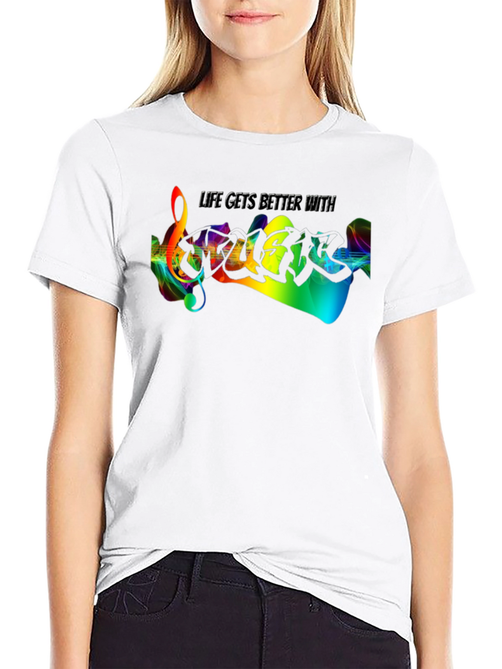 Life Gets Better With Guitar T-Shirt
