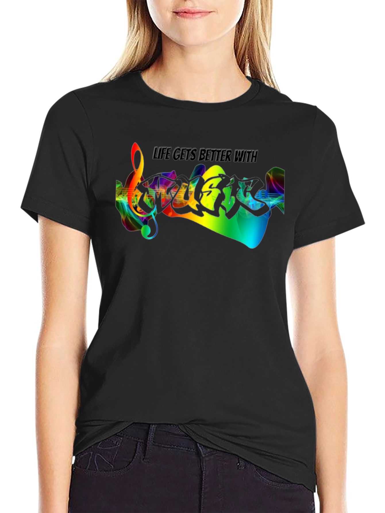 Life Gets Better With Guitar T-Shirt