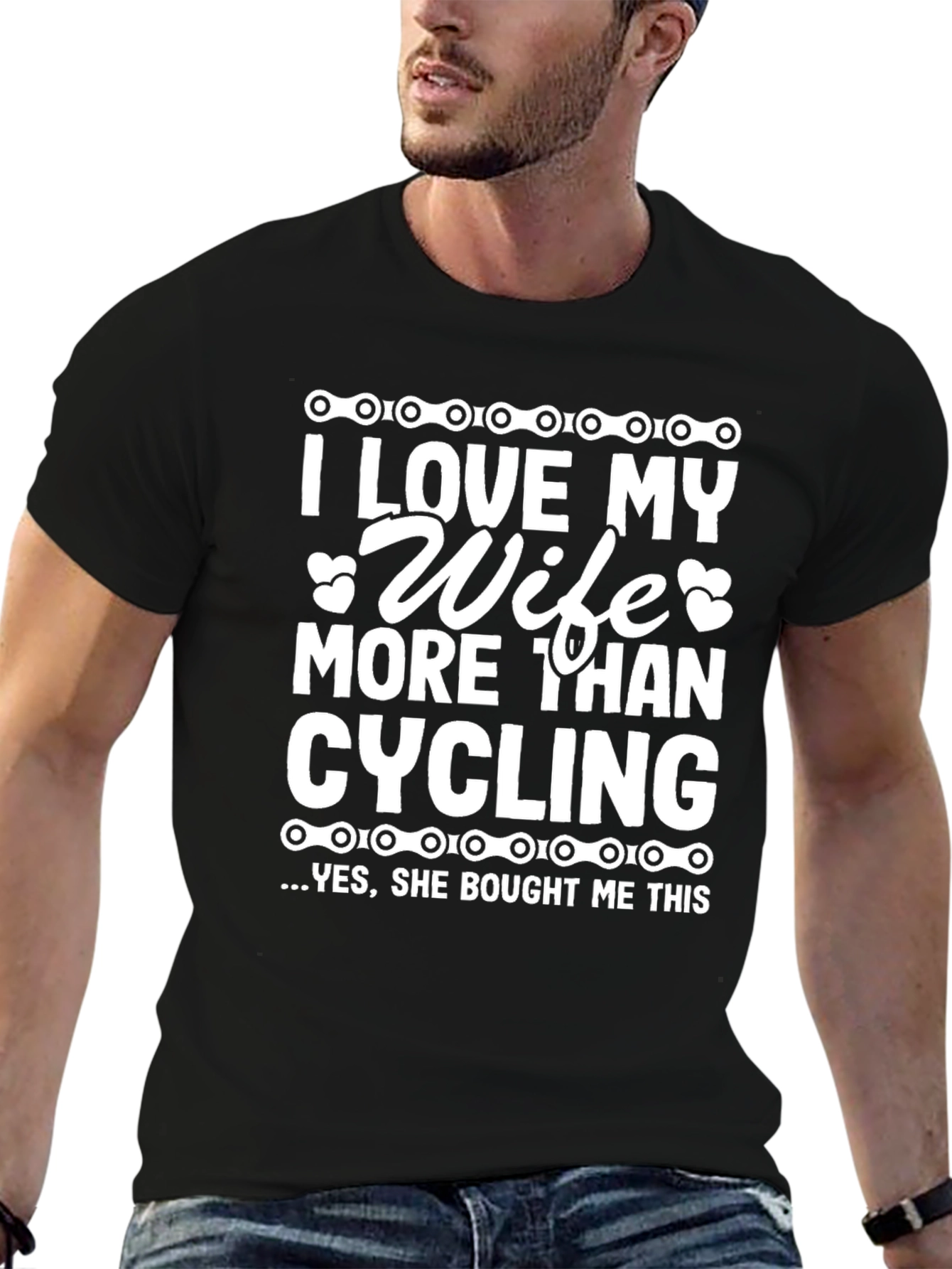 I Love My Wife Cycling T-Shirt