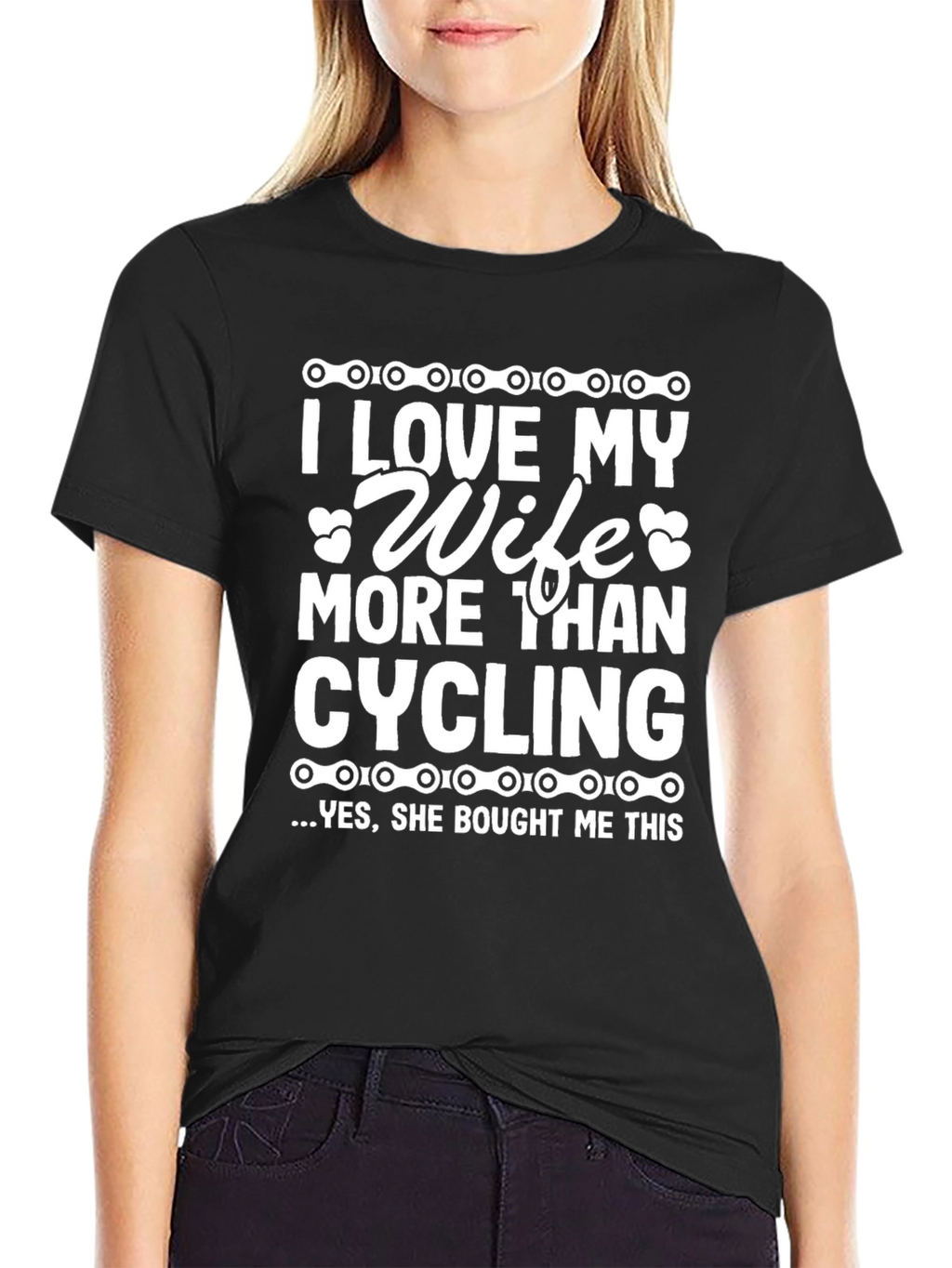 I Love My Wife Cycling T-Shirt
