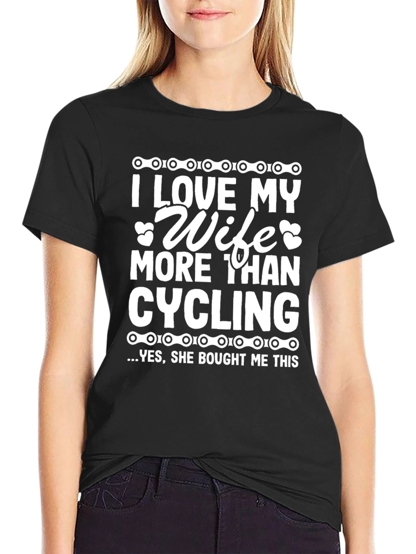 I Love My Wife Cycling T-Shirt