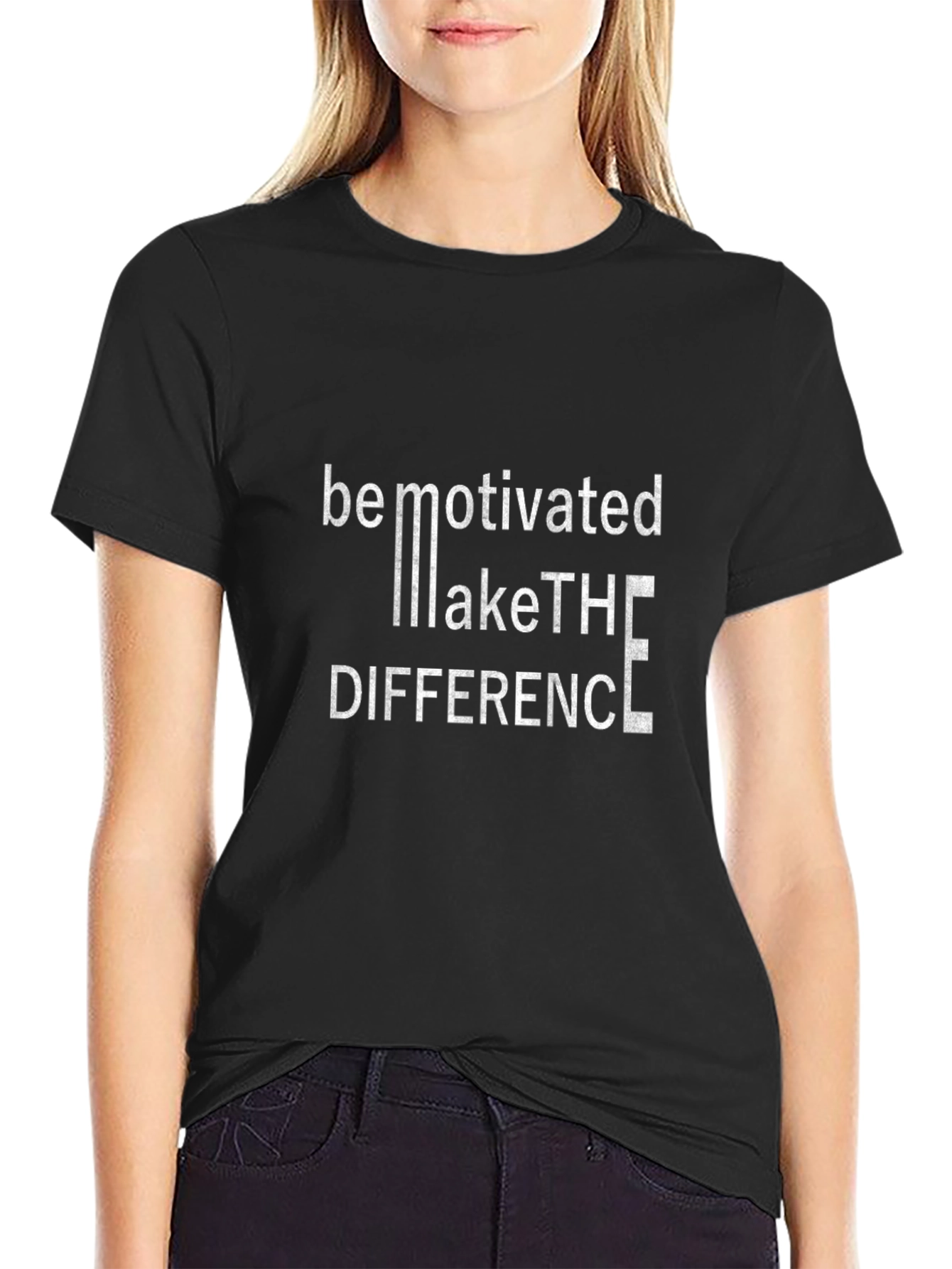 Be Motivated Make the Difference Graphic Tee