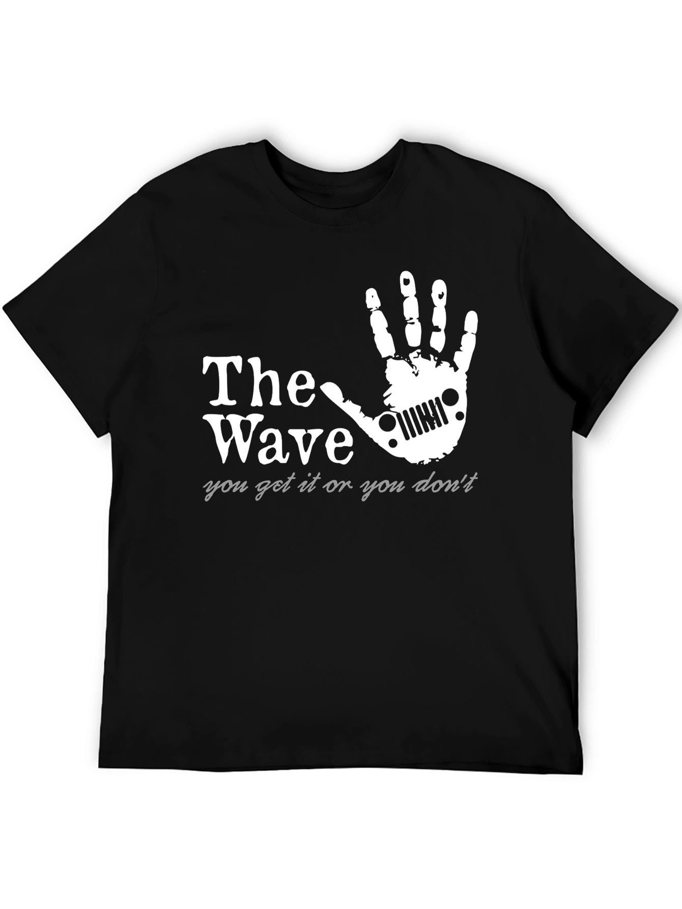 Jeep Wave Black T-Shirt