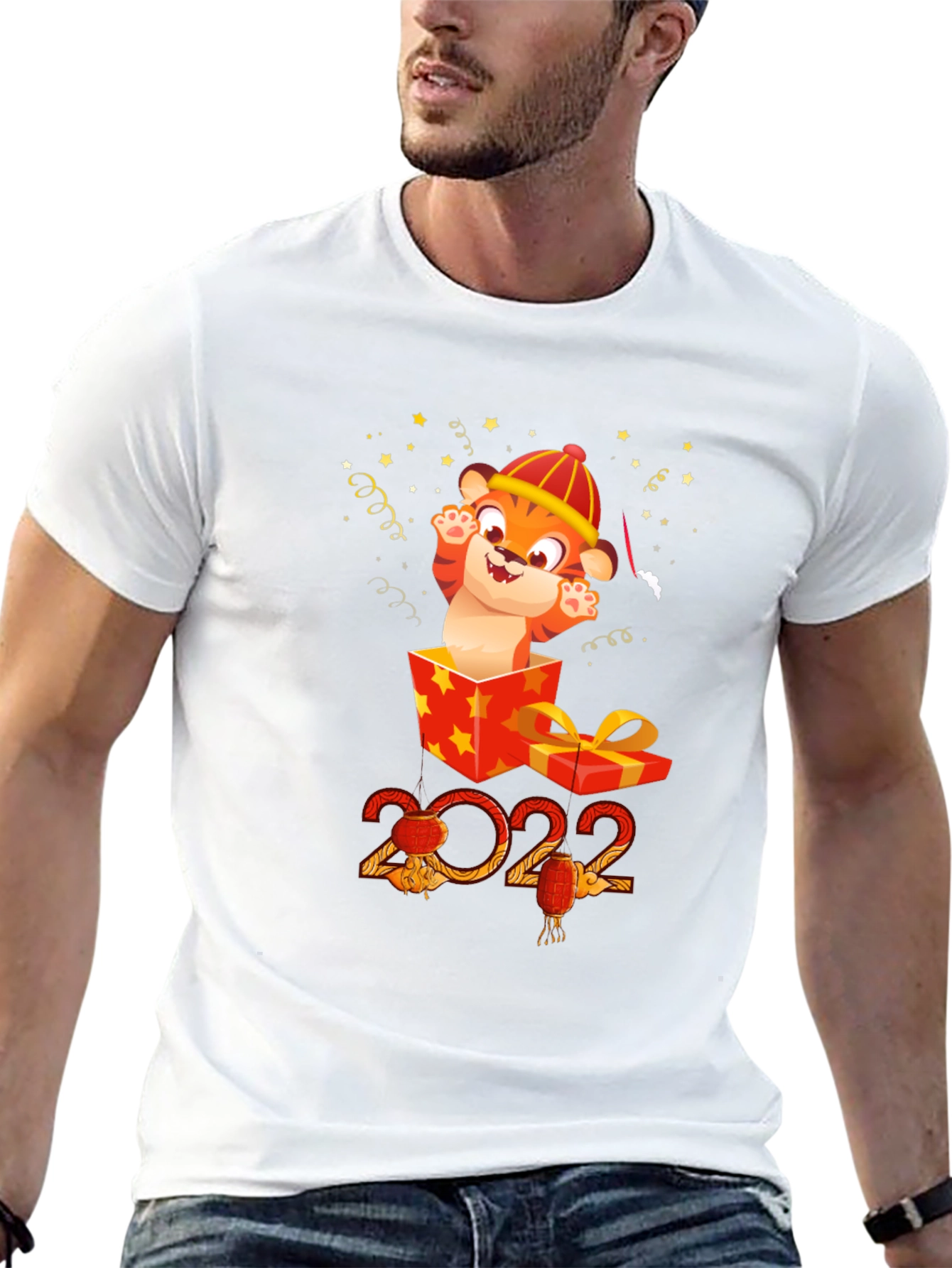 Festive Chinese New Year Tiger T-Shirt - Year of the Tiger
