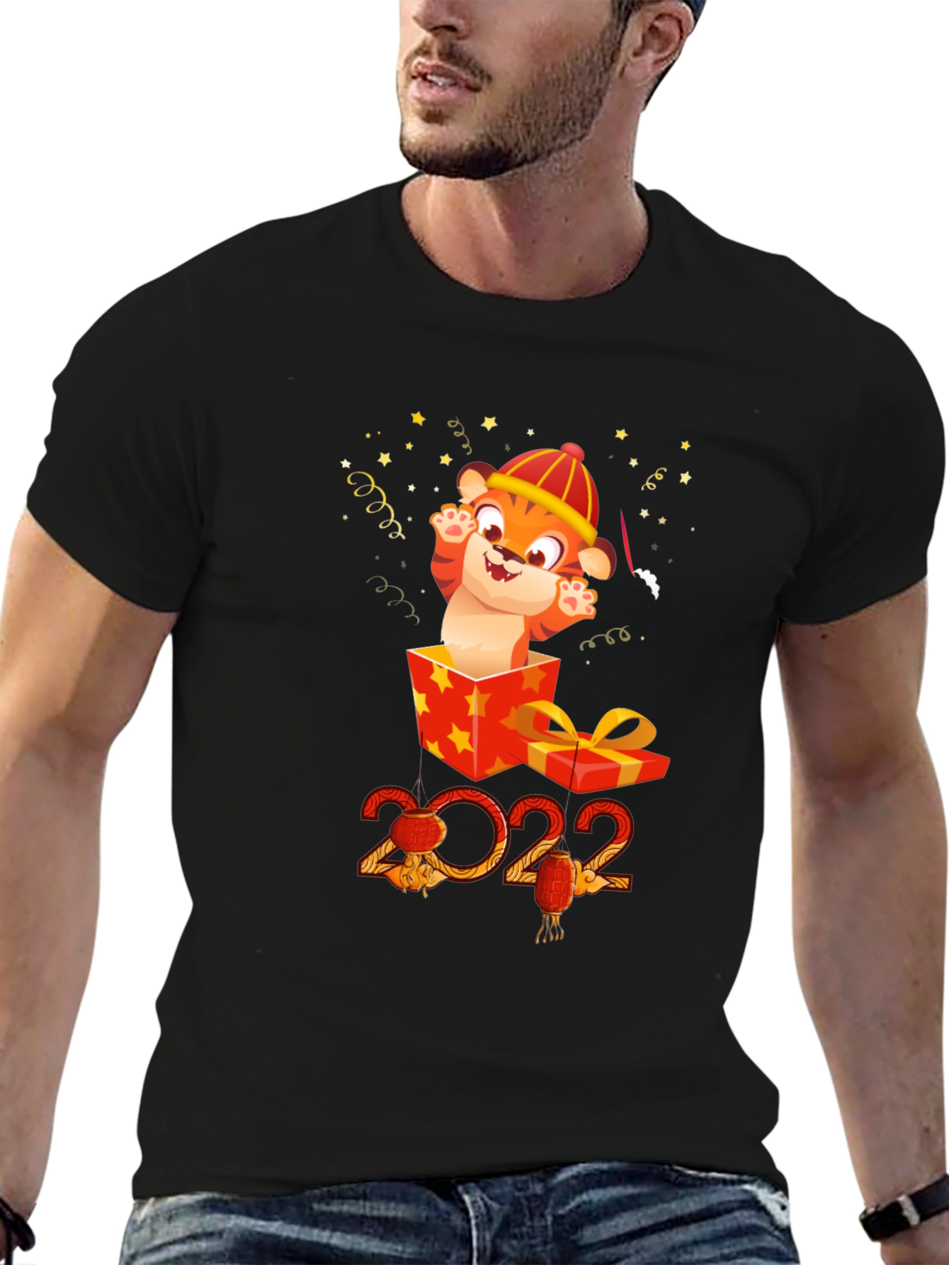 Festive Chinese New Year Tiger T-Shirt - Year of the Tiger