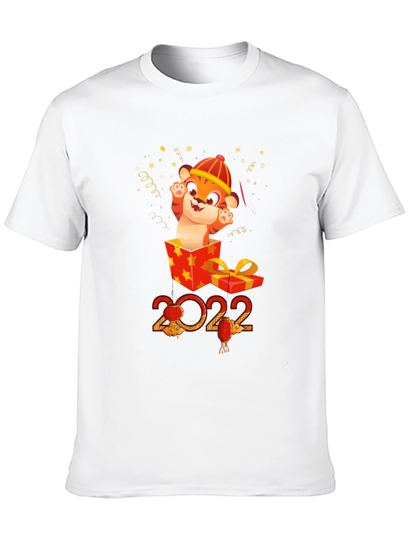 Festive Chinese New Year Tiger T-Shirt - Year of the Tiger