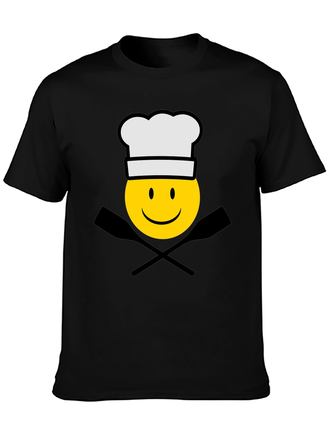 Chef Emoji T-Shirt - Black