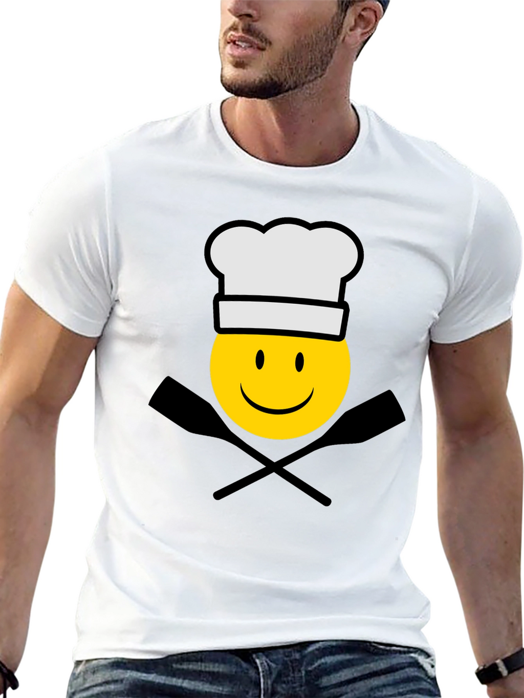 Chef Emoji T-Shirt - Black