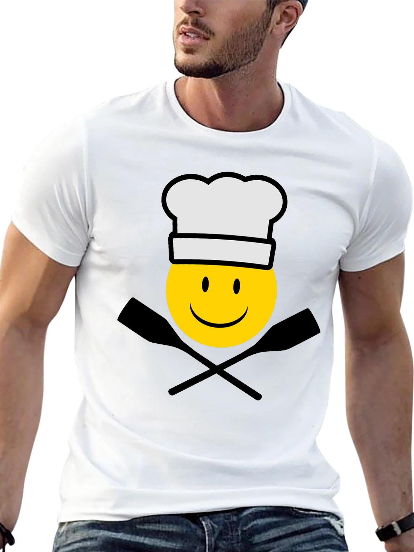 Chef Emoji T-Shirt - Black