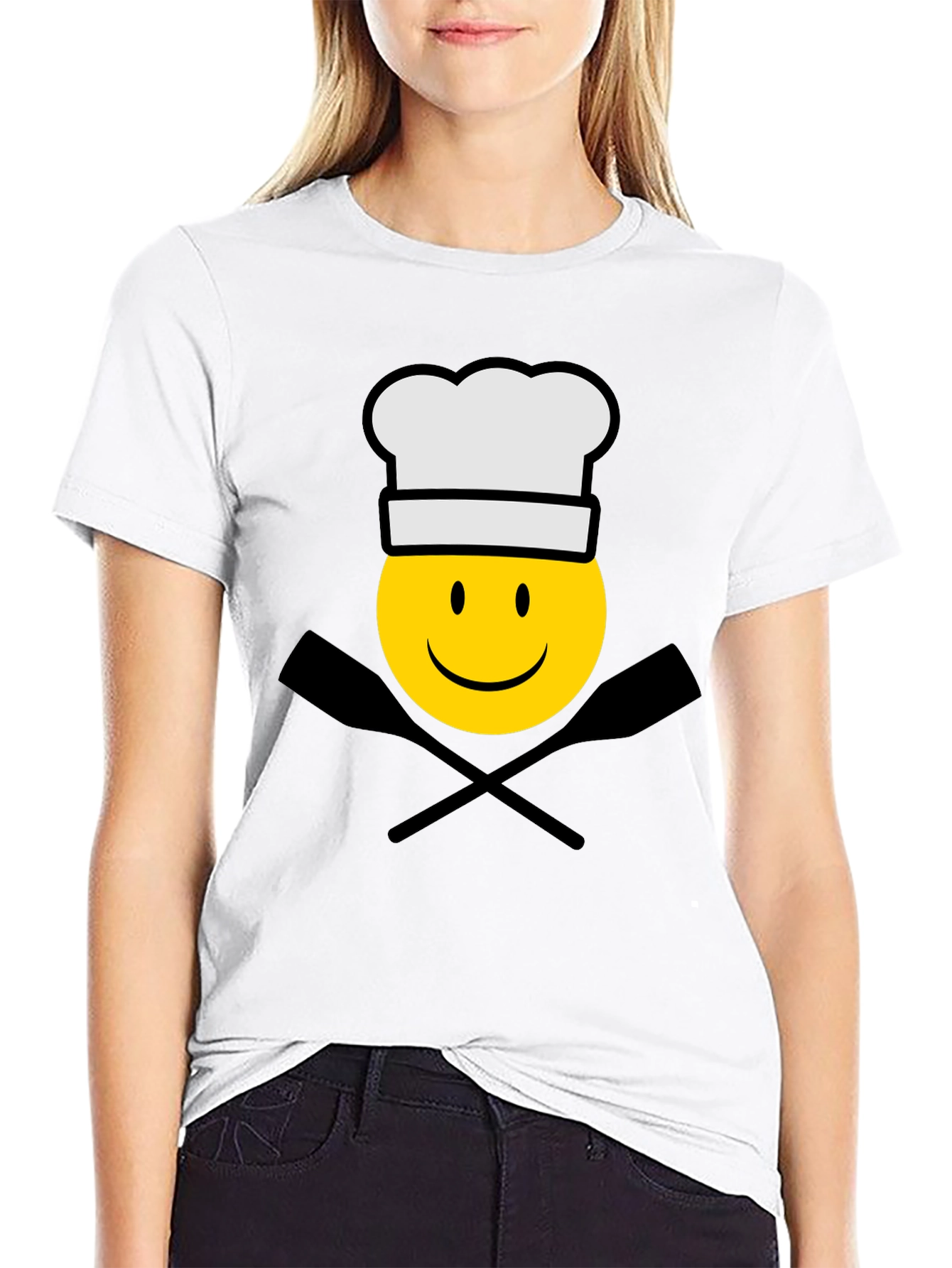 Chef Emoji T-Shirt - Black