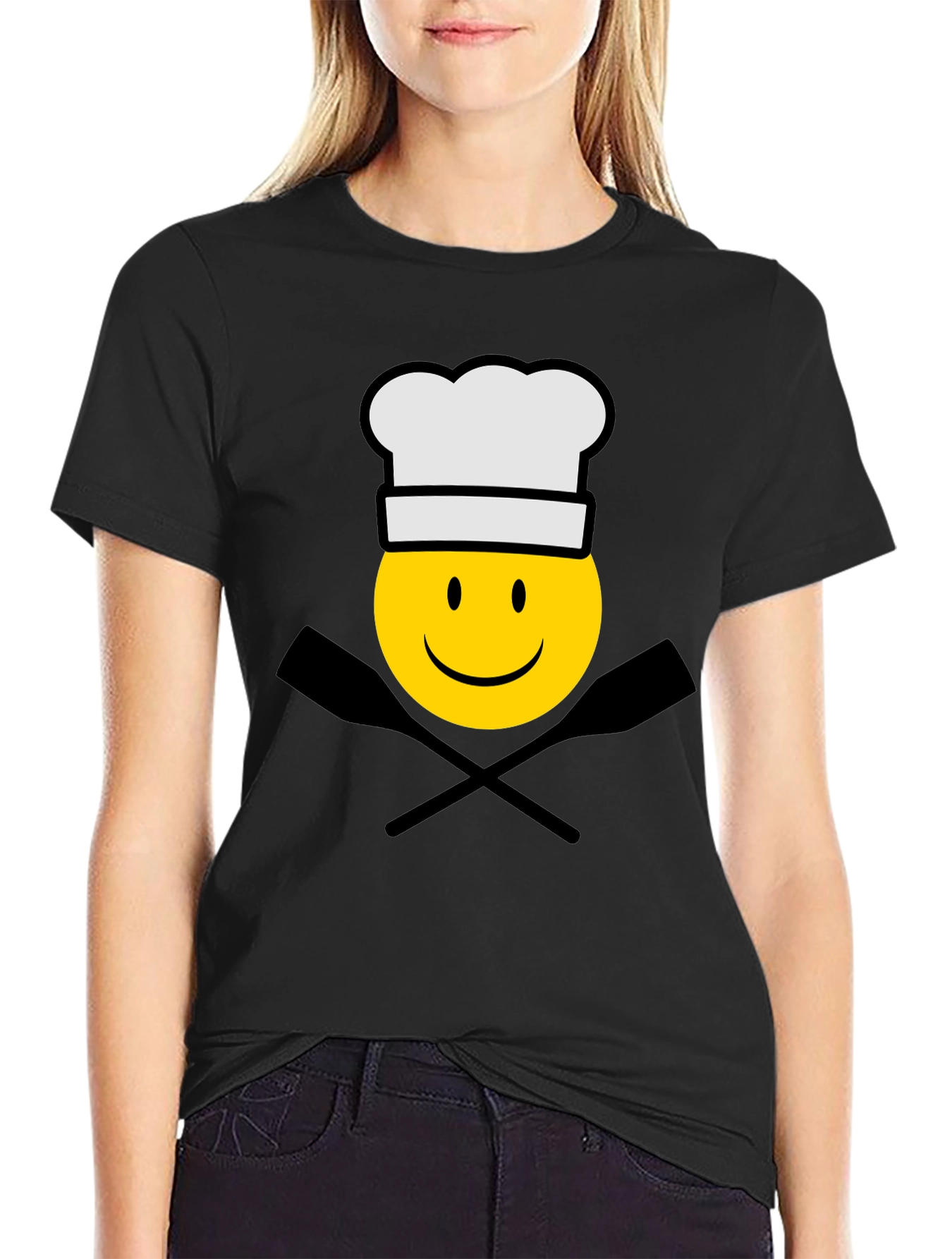 Chef Emoji T-Shirt - Black
