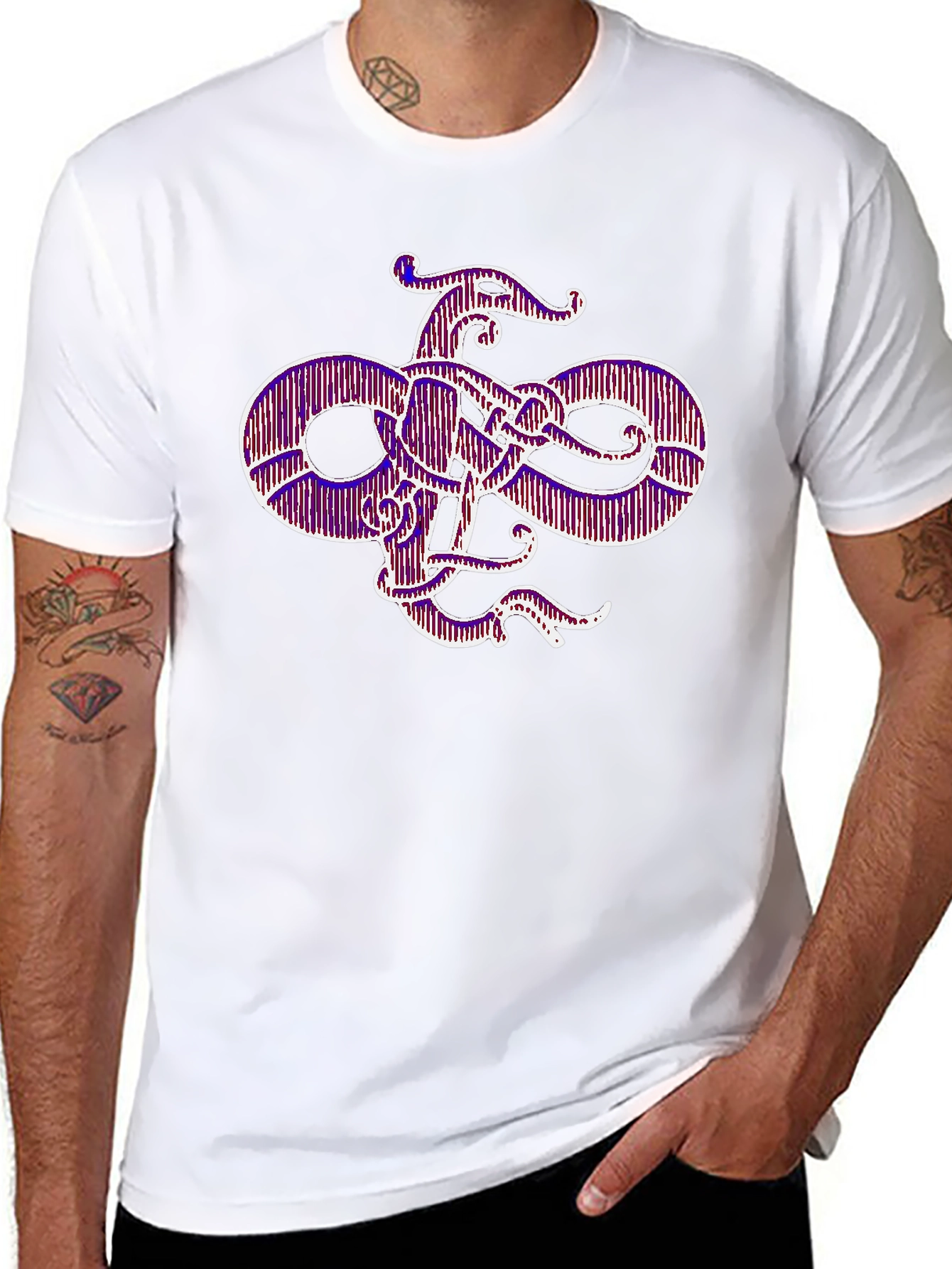 Symbol Graphic Black T-Shirt