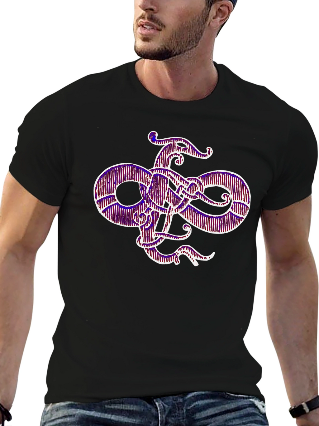 Symbol Graphic Black T-Shirt