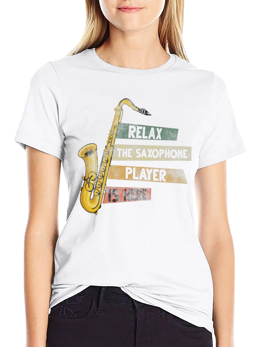 Saxophone Player T-Shirt - Relax The Player is Here!
