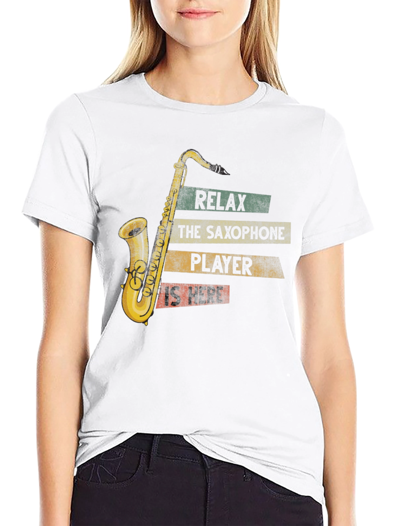 Saxophone Player T-Shirt - Relax The Player is Here!