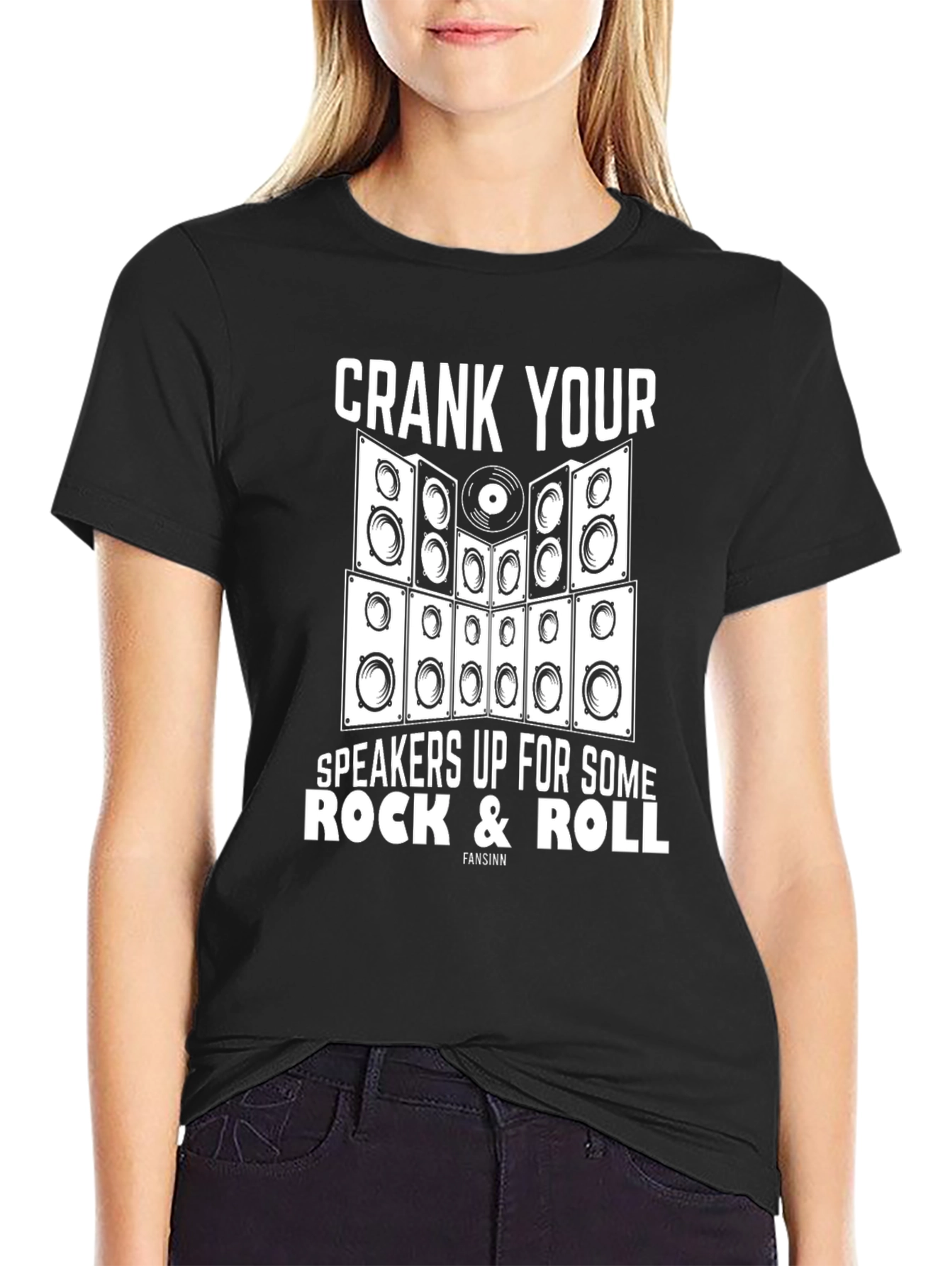 Rock & Roll Speaker Stack T-Shirt