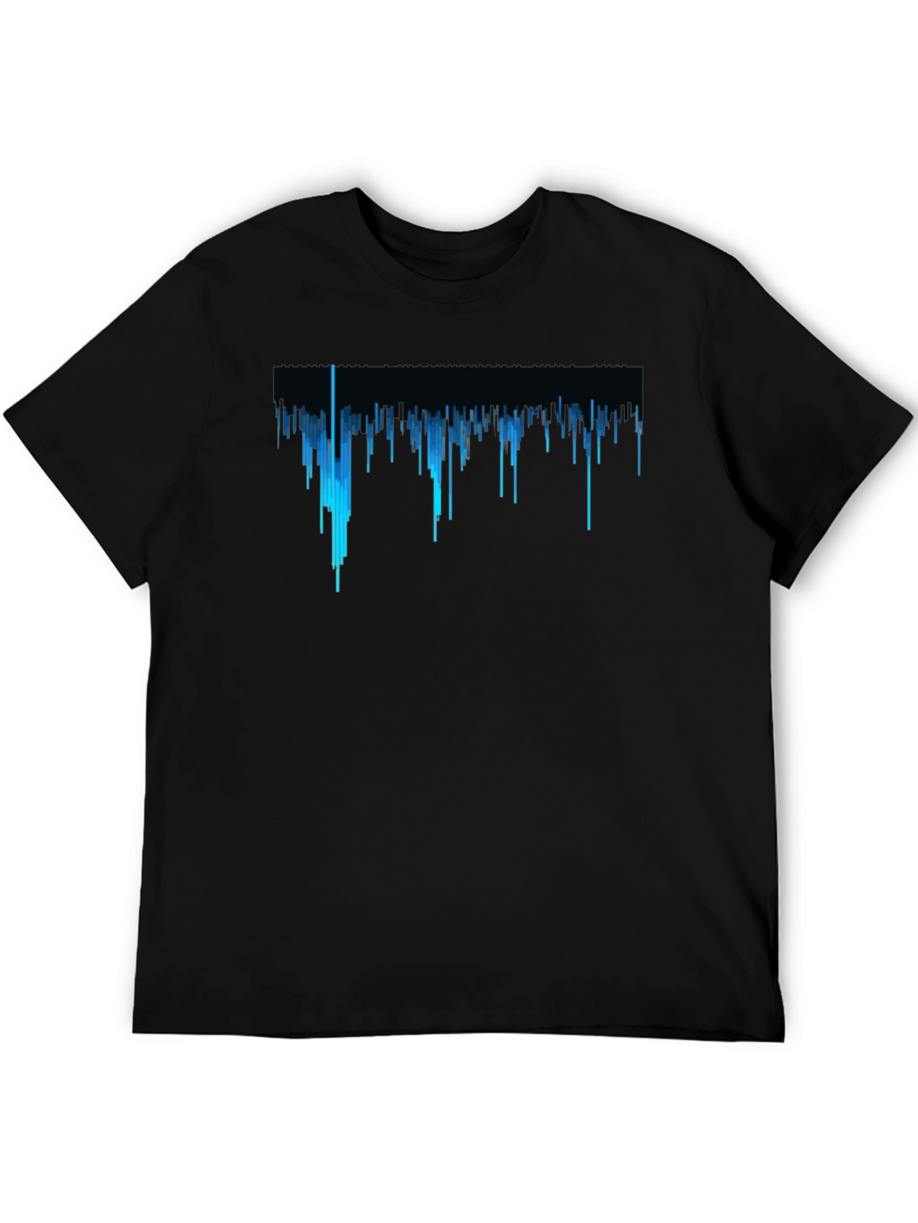 Cityscape Black Tee - Graphic Design
